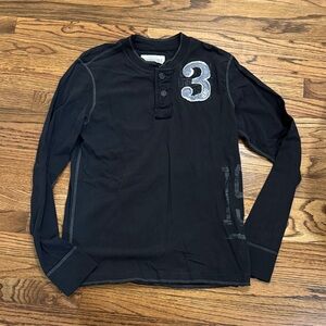 Aeropostale Dark Gray Long Sleeve Shirt